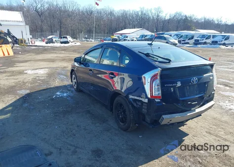 2014 Toyota Prius Three из США, поврежденный, VIN JTDKN3DU6E1767197